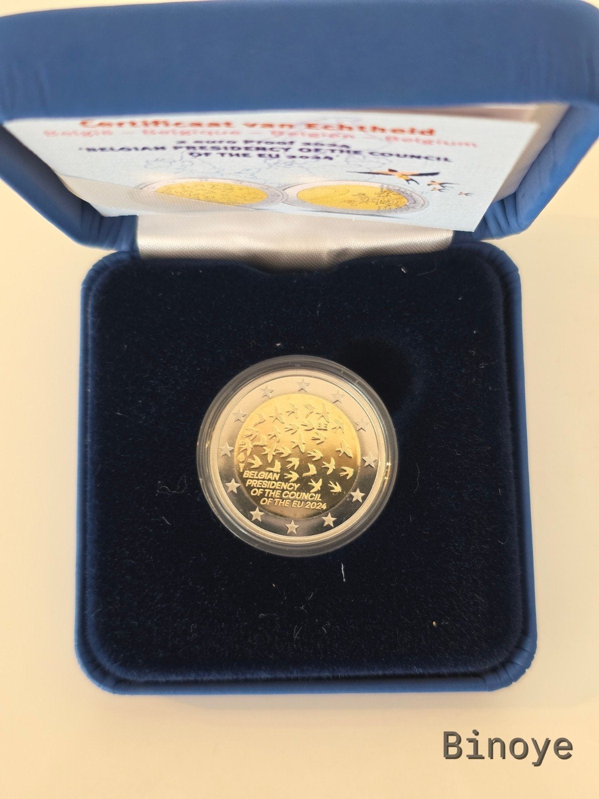 2€ Belgique 2024 Proof – Présidence UE, Timbres & Monnaies, Monnaies | Europe | Monnaies euro, Enlèvement ou Envoi, Belgique, 2 euros