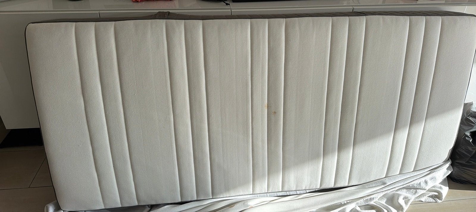 Matras 1 persoon: gratis, Maison & Meubles, Chambre à coucher | Matelas & Sommiers, Enlèvement, Comme neuf, 90 cm, Matelas