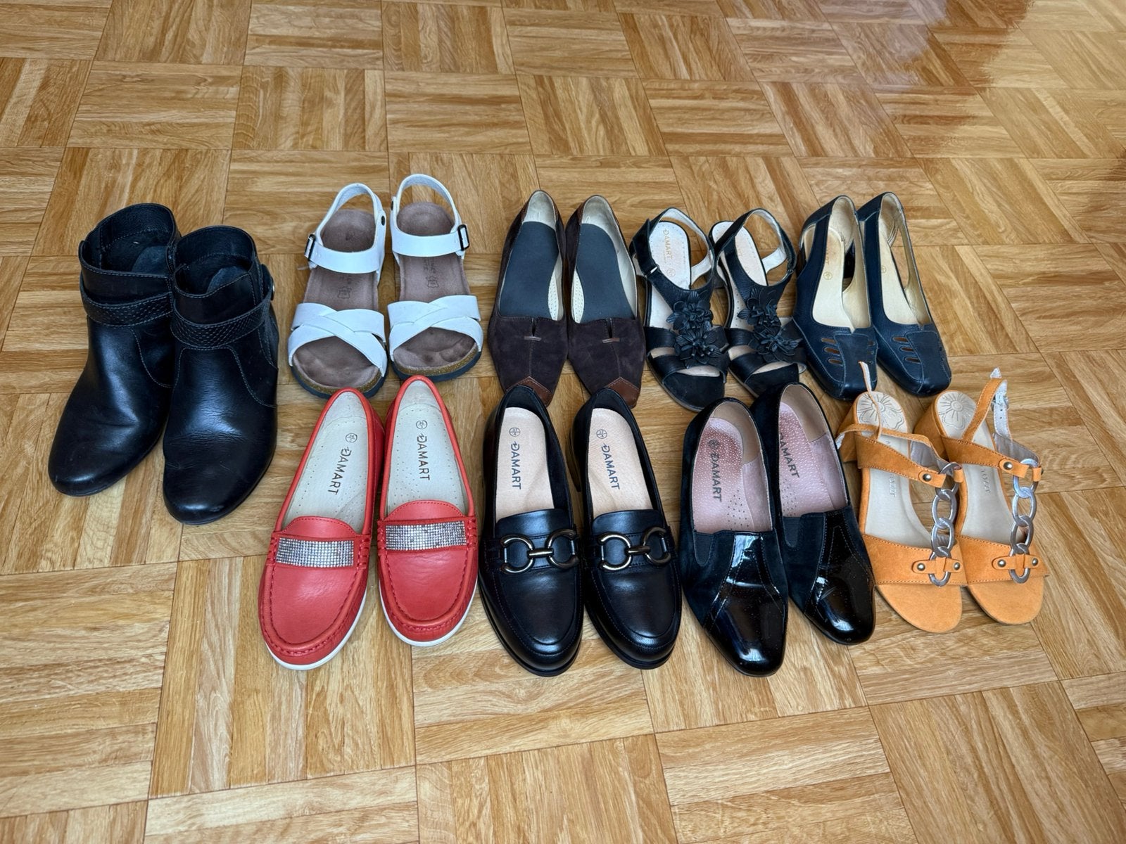 Lot dames schoenen 9 paar maat 37 3 a 4 paar volledig nieuw, Kleding | Dames, Schoenen, Ophalen, Gedragen