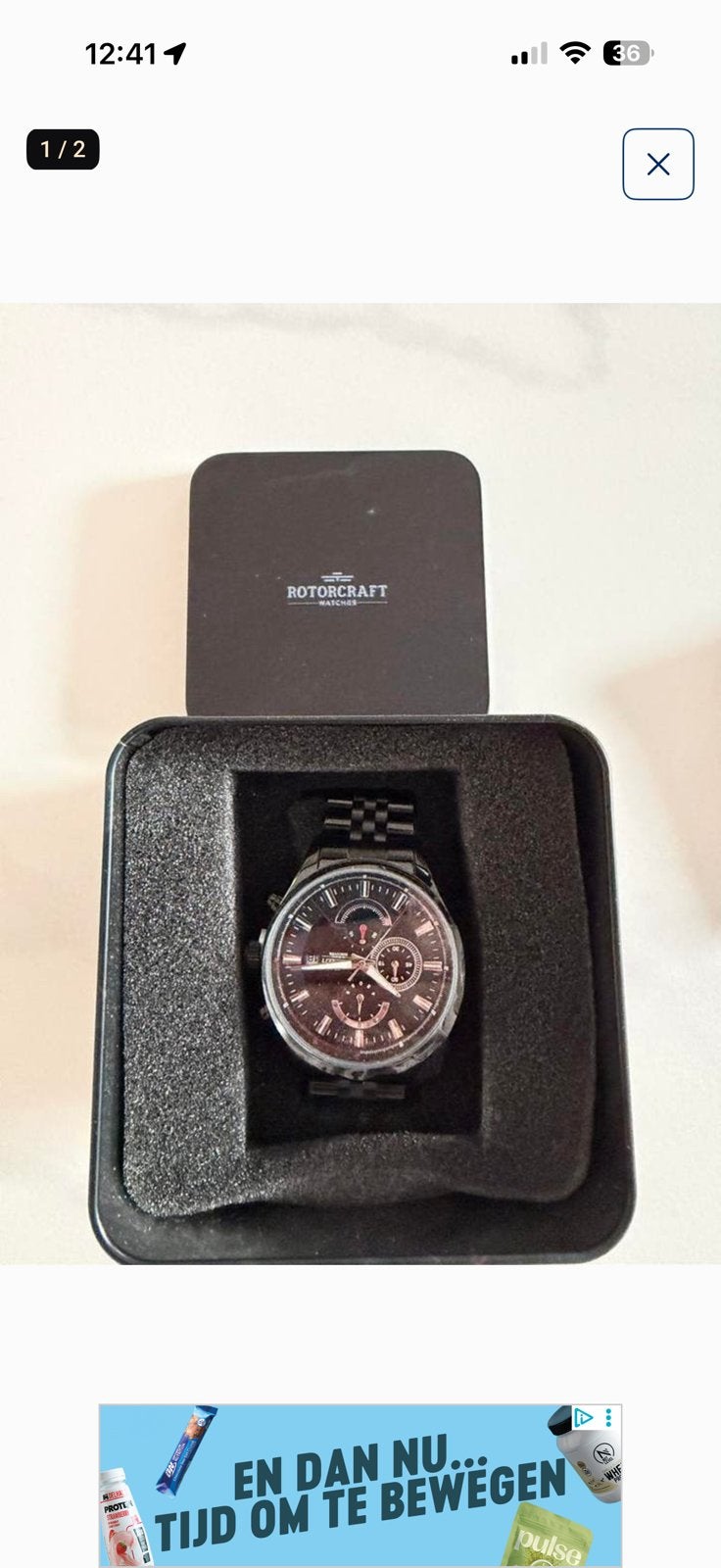 Rotorcraft horloge nieuw, Ophalen, Zo goed als nieuw