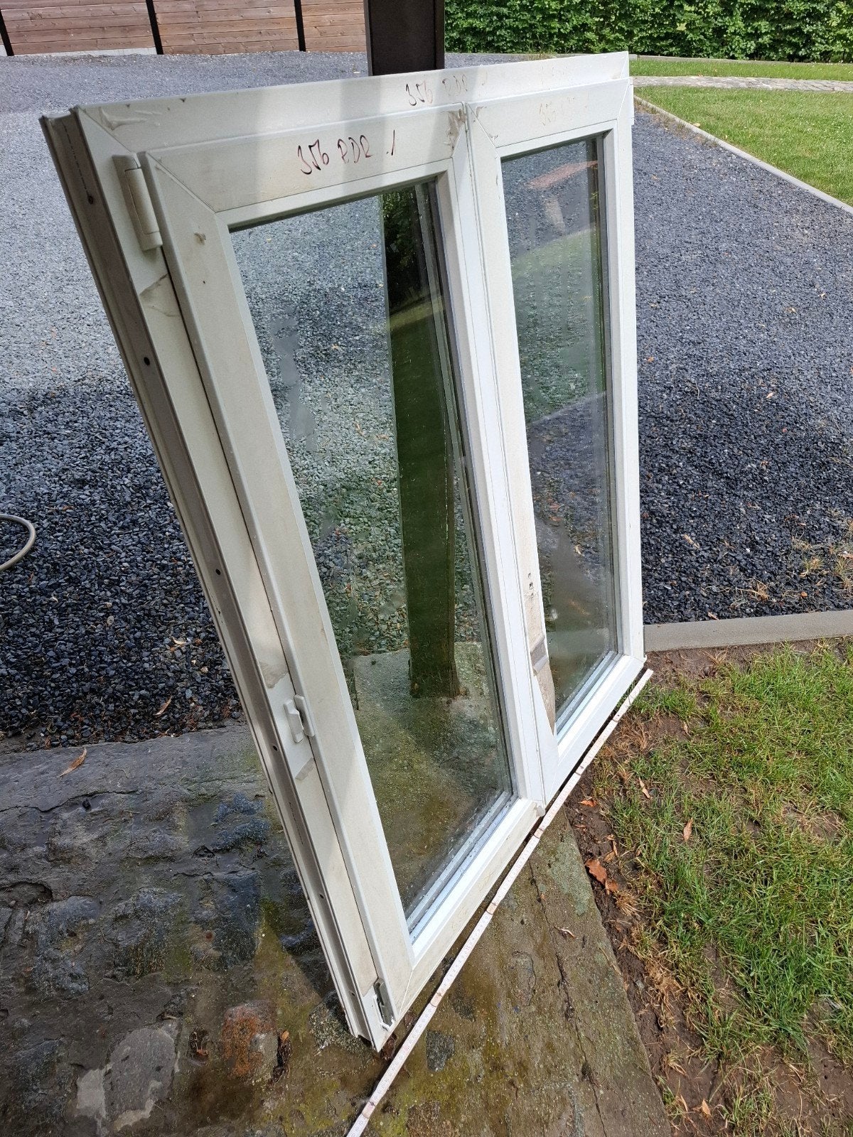 Dubbel raam pvc draai kip, Doe-het-zelf en Bouw, Ophalen