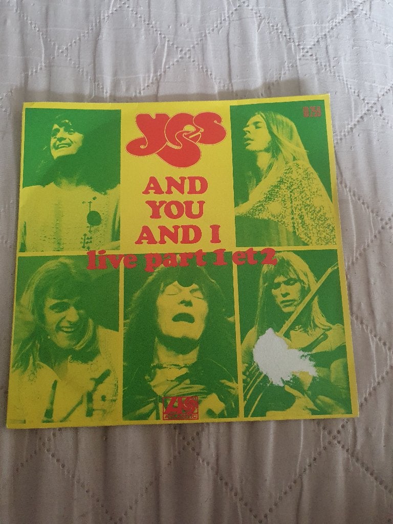 S - Yes – And You And I Live Part 1 Et 2 - 1973, CD & DVD, Enlèvement ou Envoi, 7 inch, Comme neuf, EP