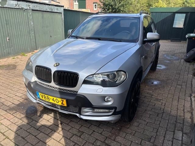 Mooie BMW X5 2007 Grijs kenteken..motor stuk, Auto's, X5, Diesel, Grijs, Particulier