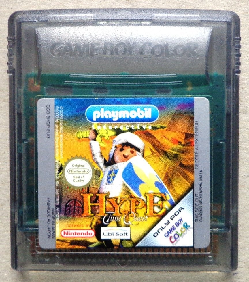 Playmobil Hype Time Quest voor de Gameboy Color en Advance, Enlèvement ou Envoi, Utilisé