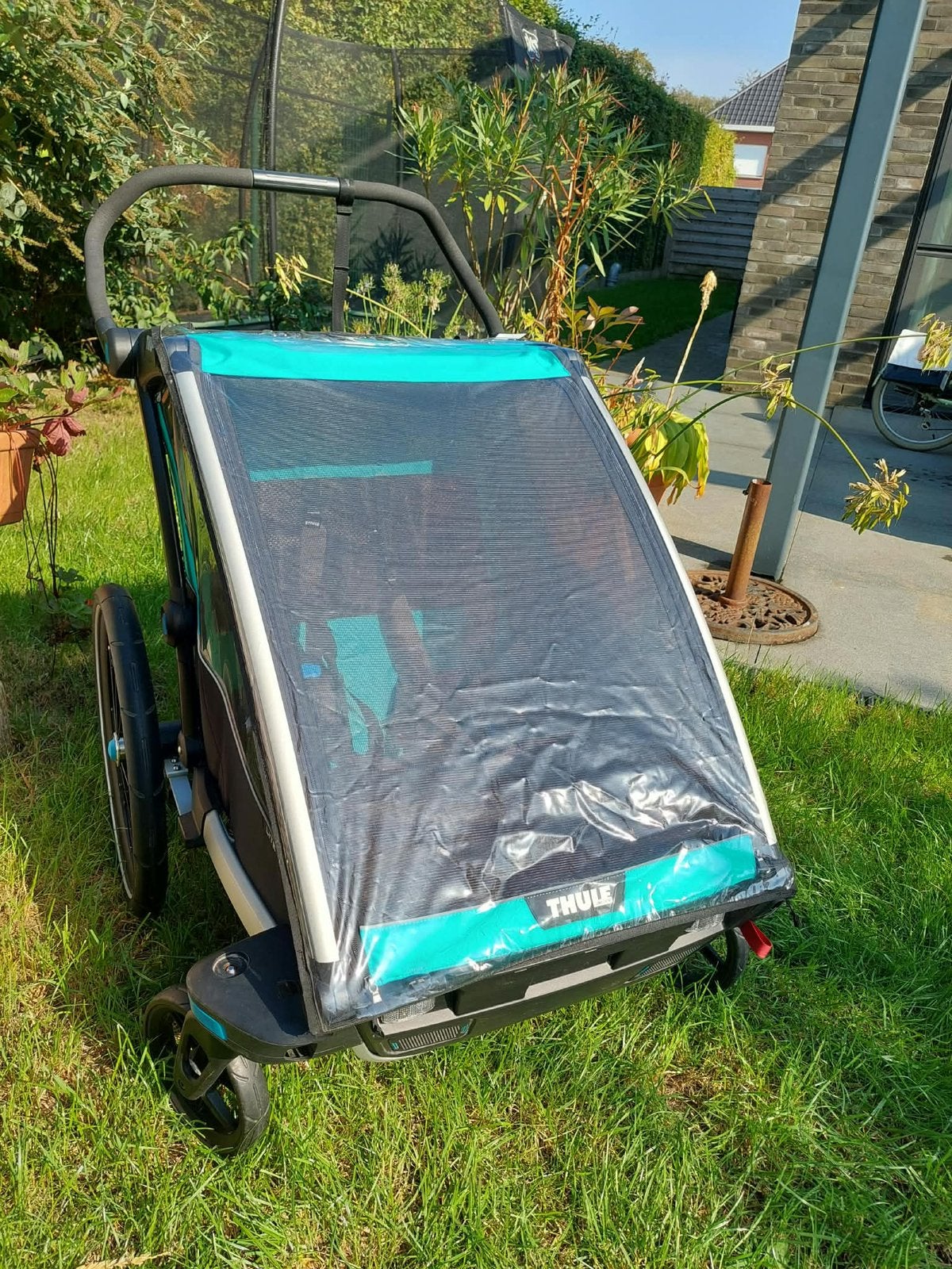 Thule Chariot Lite double fietskar, 40 à 60 kg, Comme neuf, Enlèvement, Suspension