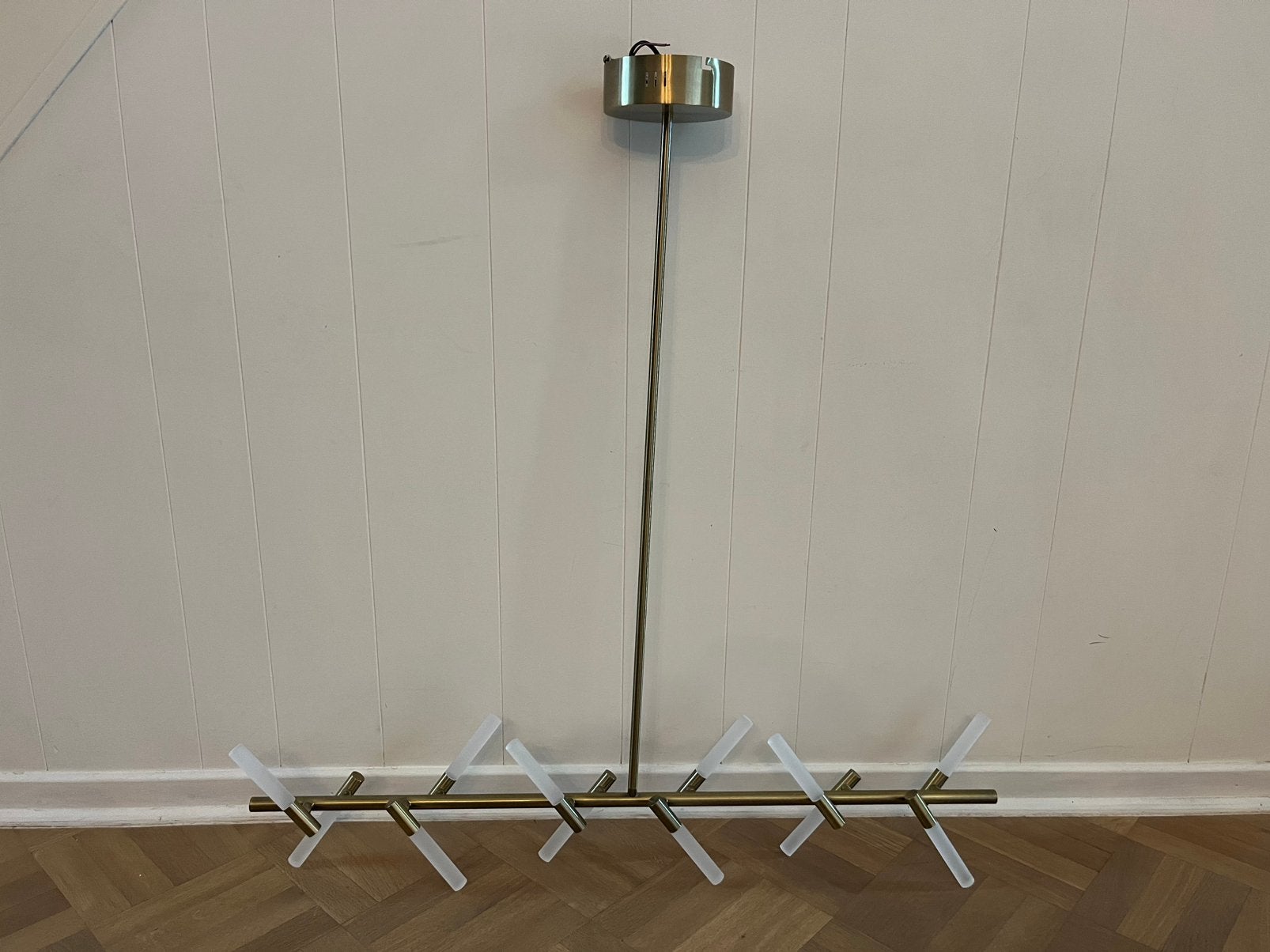 Hanglamp goud - Made - led, Huis en Inrichting, Ophalen, Zo goed als nieuw, Metaal, Overige fittingen