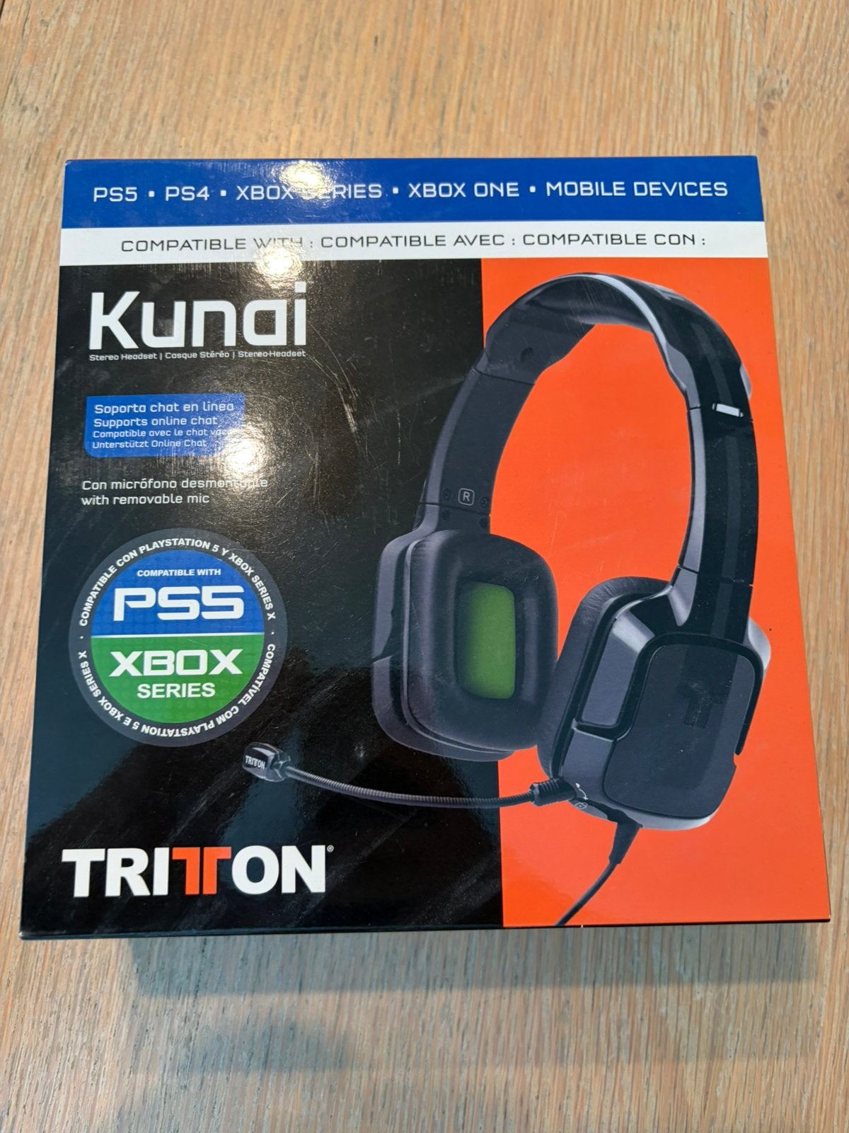 Kunai TriTon, Computers en Software, Headsets, Nieuw, Ophalen of Verzenden, Over-ear, Mute-functie