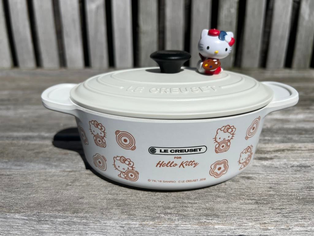 Le Creuset Hello Kitty mini pan Asia Exclusive (zeldzaam), Ophalen of Verzenden, Nieuw, Overige materialen, Overige typen