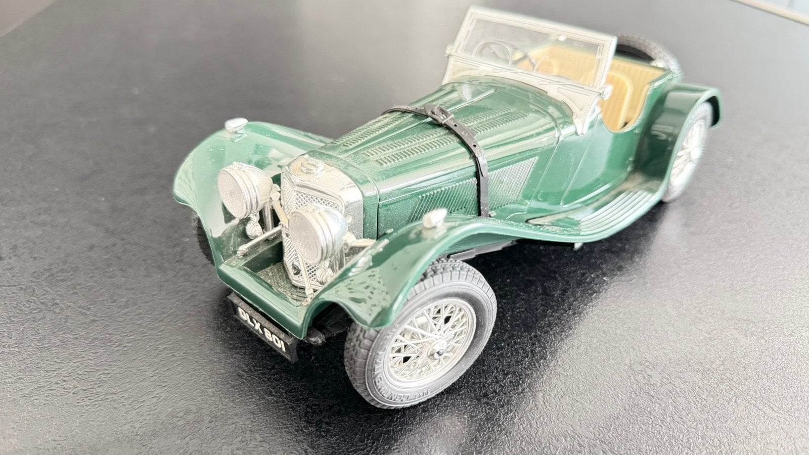 Jaguar SS100, Enlèvement, Comme neuf