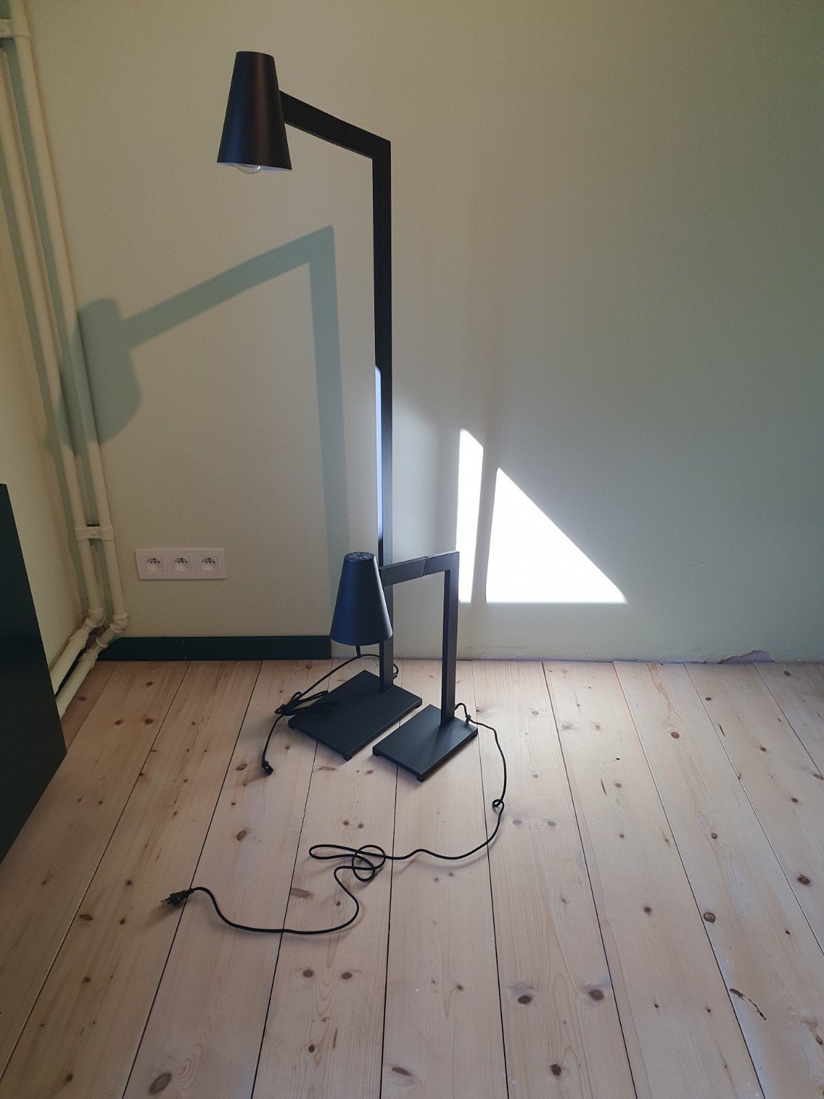 Lampe sur pied + lampe de bureau, Enlèvement