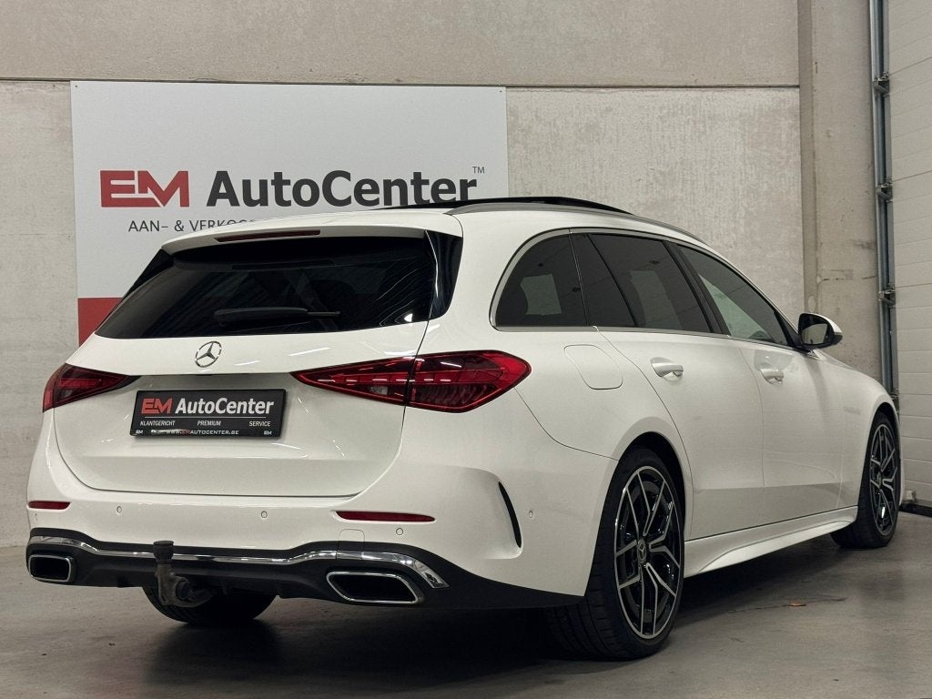 Mercedes C 220 d 4-Matic AMG Line Pano-CAM-CarPlay-Trekhaak, Autos, Achat, Euro 6, Entreprise, Entretenue par le concessionnaire