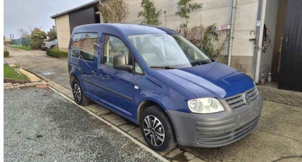 Volkswagen Caddy – 1.4 Benzine Bj 2007 120000km, Voorwielaandrijving, 4 cilinders, Blauw, 59 kW