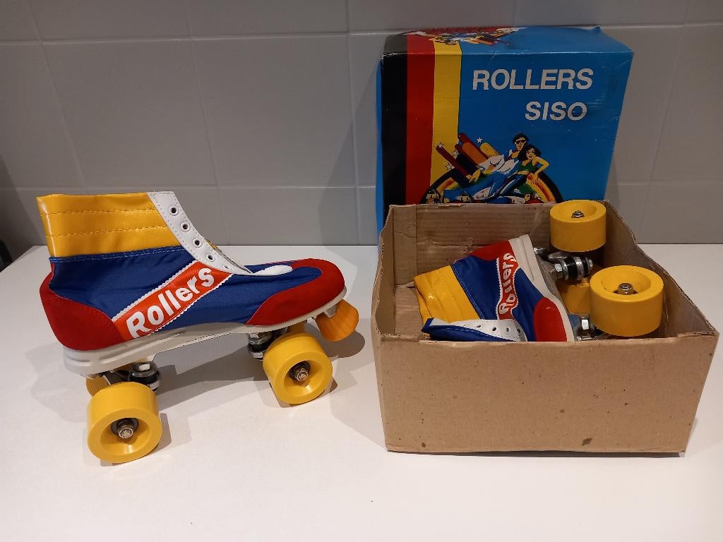 Vintage rolschaatsen / Disco Roller Skates siso, Enlèvement ou Envoi