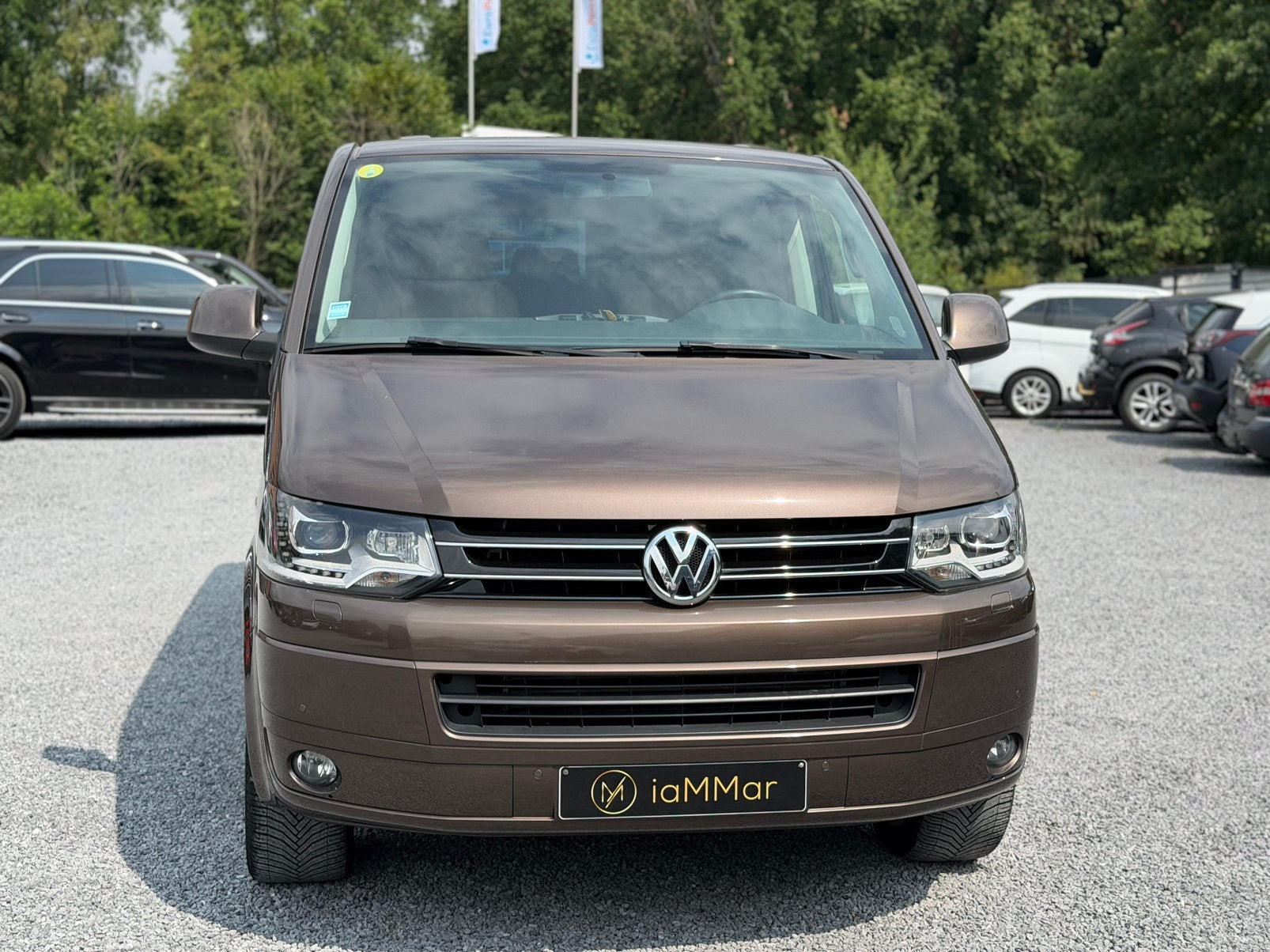 VW T5 CARAVELLE LONG - 4x4 - AUTOMAAT - DUBBELE CABINE, Auto's, Volkswagen, Automaat, Euro 5, Bruin, Leder