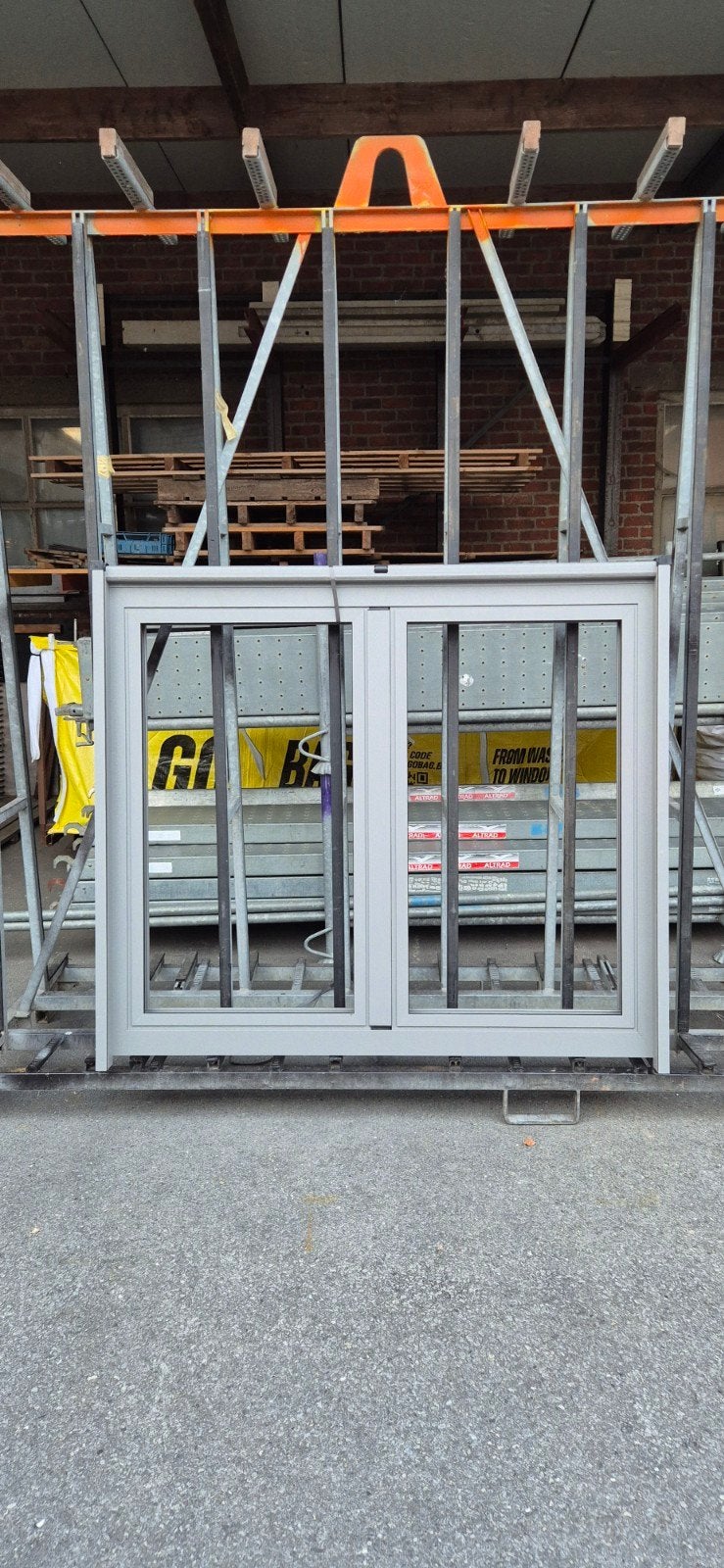alu raam met triple beglazing, Inclusief glas, 75 tot 150 cm, Ophalen, 75 tot 150 cm