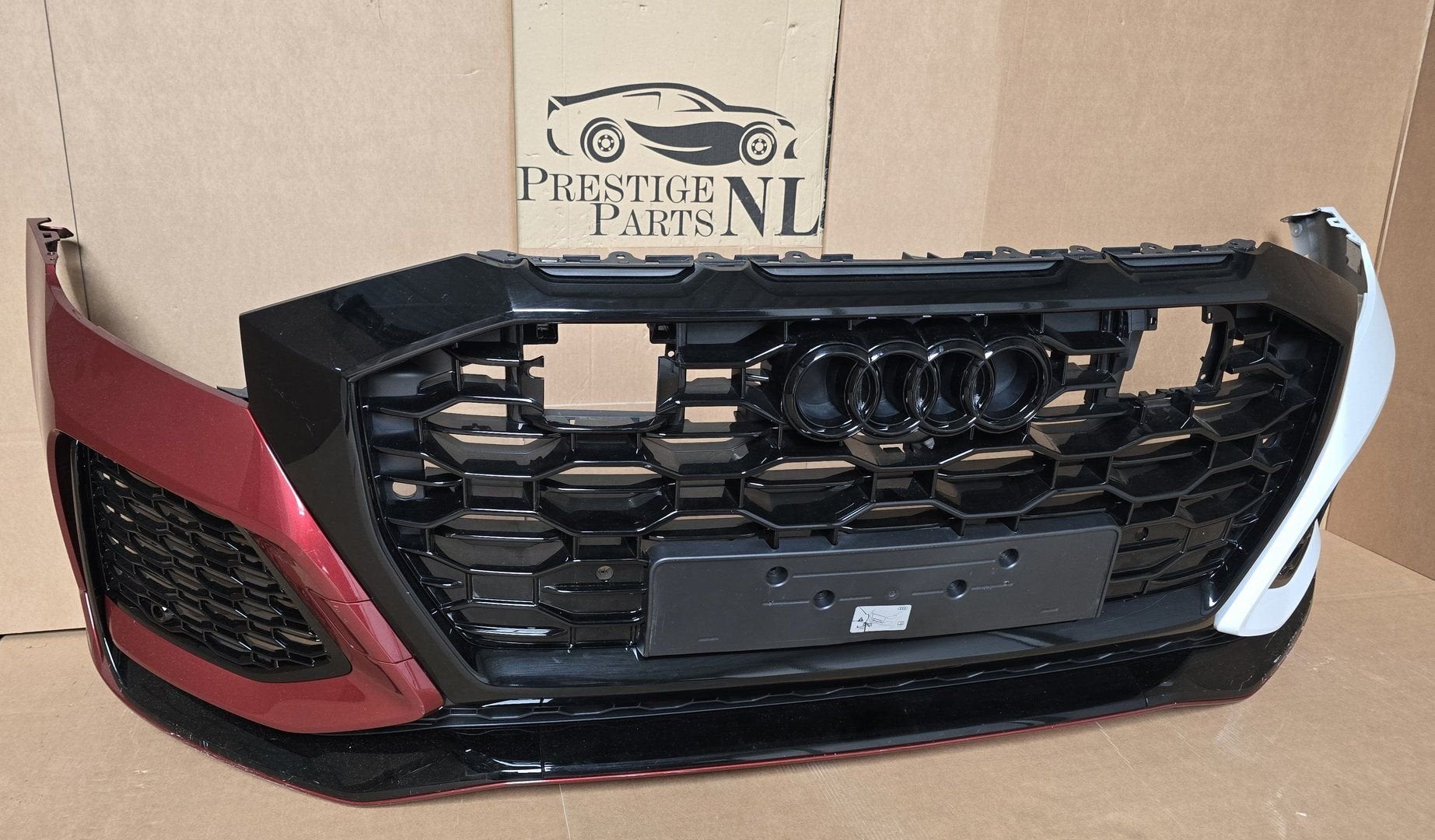 Voorbumper Audi Q8 RSQ8 4M8 Origineel Bumper bj.2018-2024 RS, Gebruikt, -, Voor, Ophalen of Verzenden