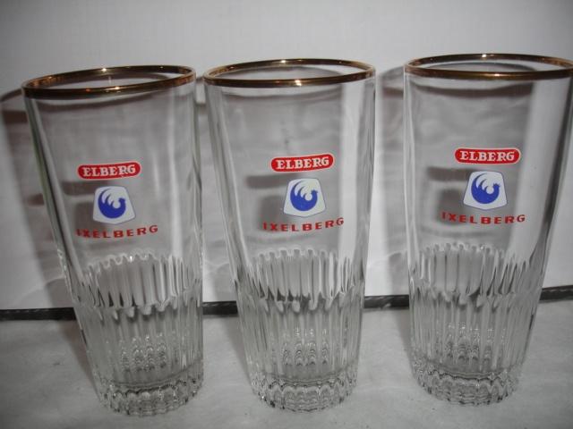Bierglas Elberg - Ixelberg, Grand Brasserie de Koeckelberg, Collections, Marques de bière, Comme neuf, Verre ou Verres, Autres marques