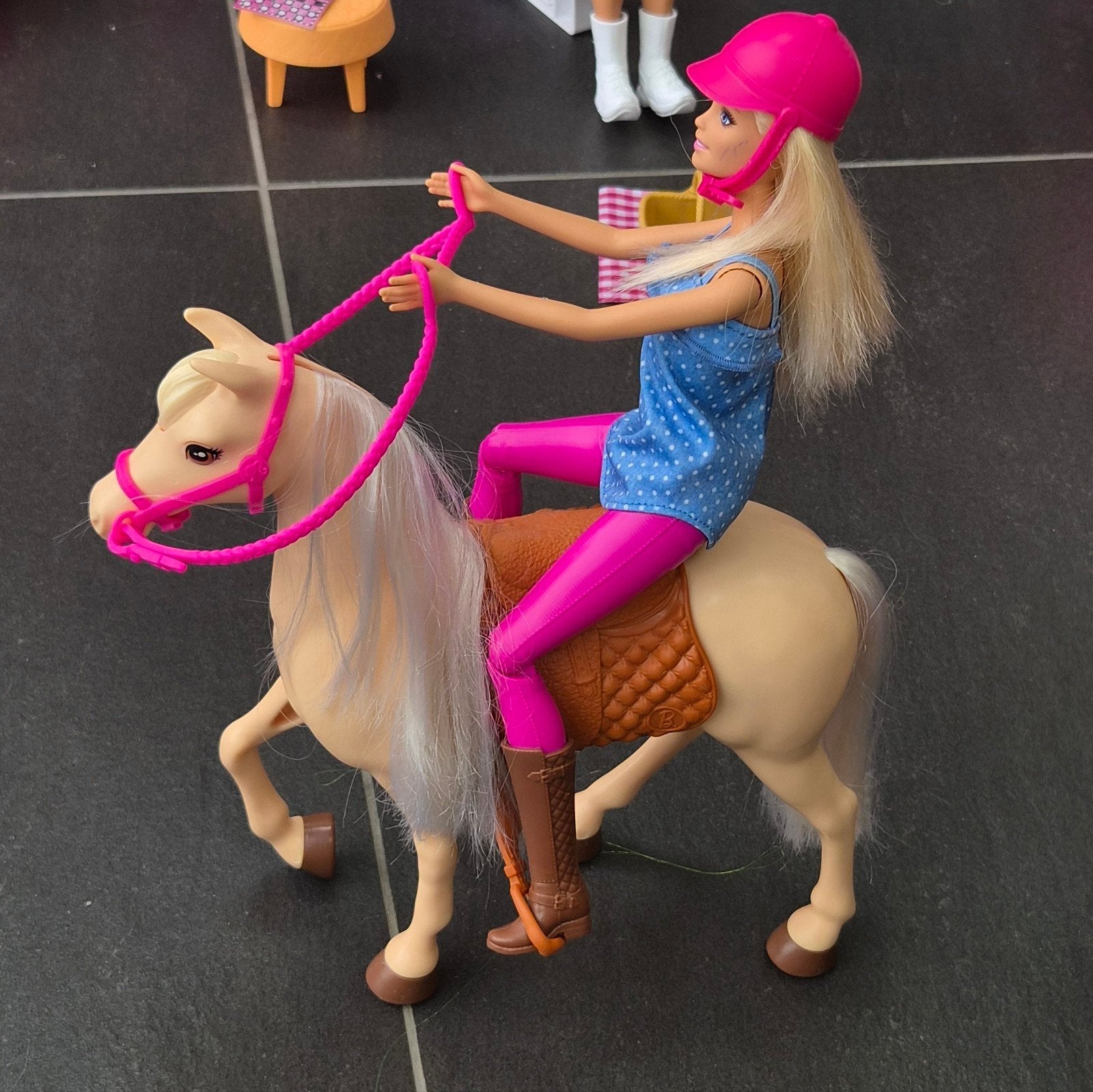 Barbie met paard, Enlèvement, Barbie
