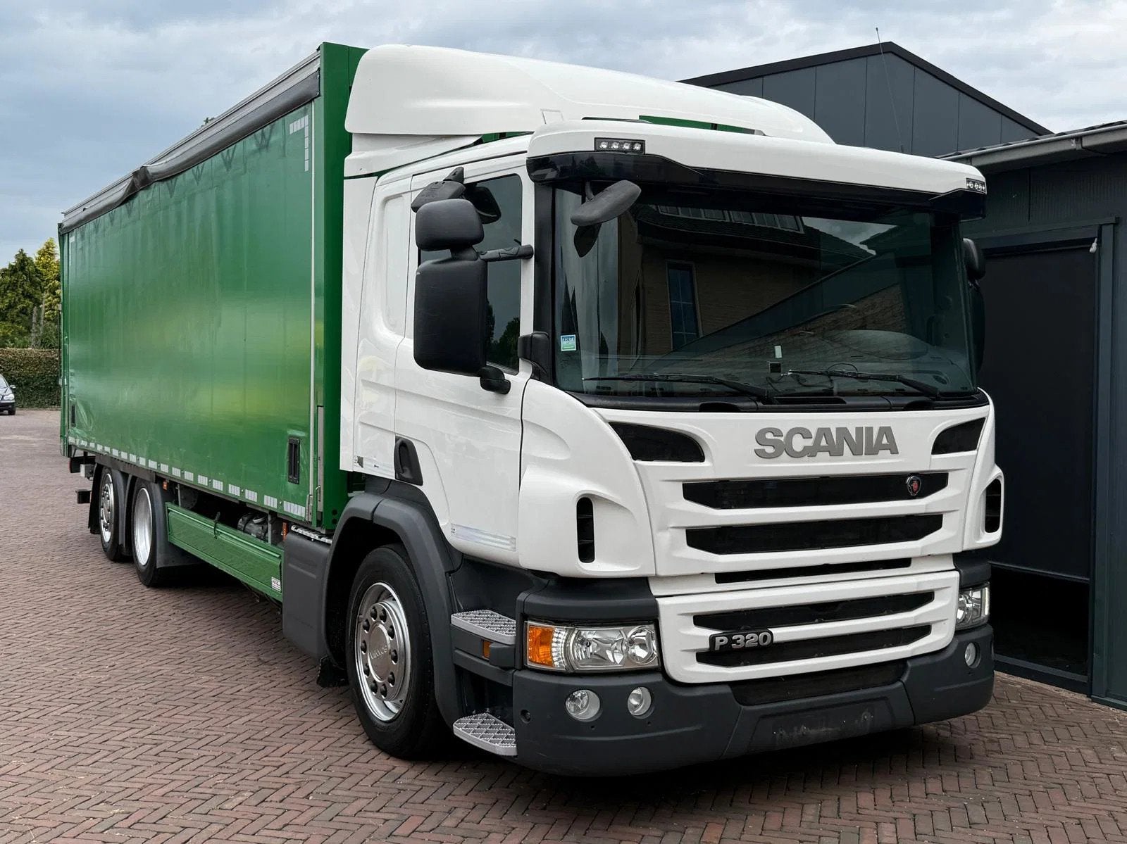 Scania P320 Schuifzeil 735x245x215 Steering Axle Navi Cam Eu, Euro 6, Scania, Diesel, Automatique