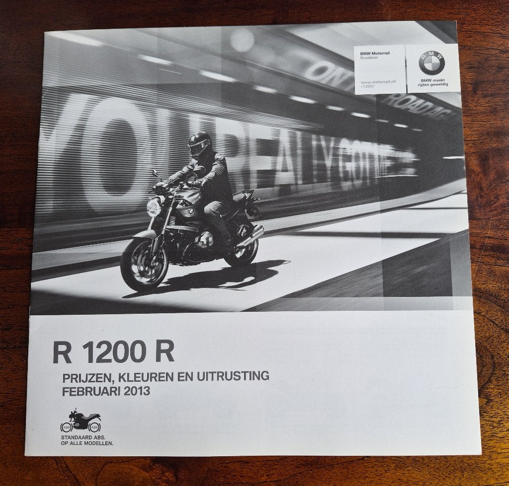 BMW R 1200 R brochure van februari 2013, Motos, Enlèvement ou Envoi, BMW