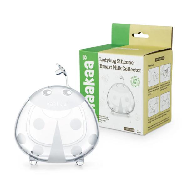 Haakaa ladybug silicone milk collector met feeding tube set, Kinderen en Baby's, Babyvoeding en Toebehoren, Ophalen