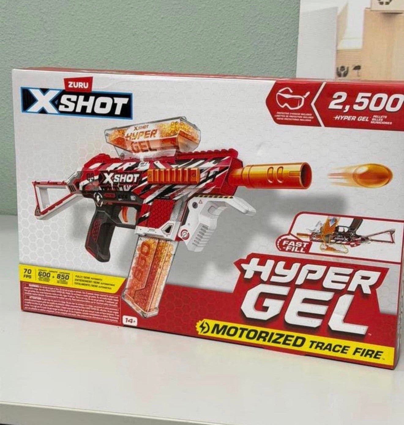 ZURU X-Shot Hyper Gel Trace Fire – Gemotoriseerd Gelblaster, Ophalen of Verzenden, Zo goed als nieuw