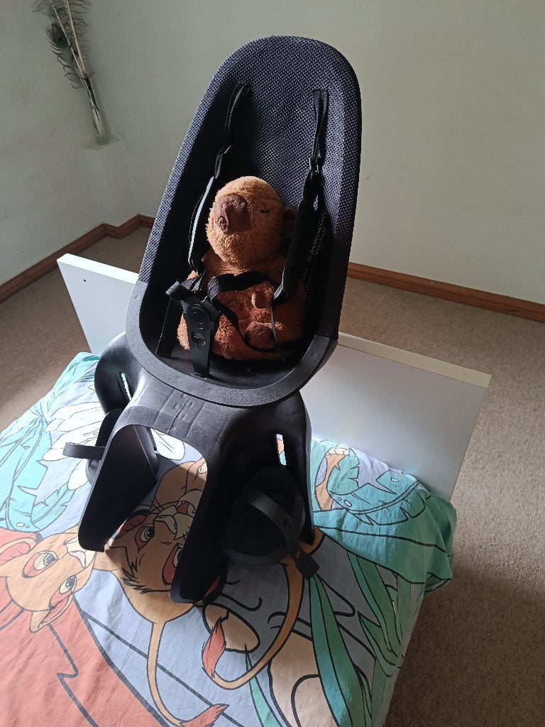 Qibbel kinderzitje (op bagagedrager), Vélos & Vélomoteurs, Accessoires vélo | Sièges de vélo, Utilisé, Siège arrière, 15 à 25 kg