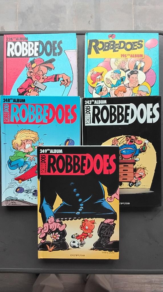 5 albums Robbedoes, Plusieurs BD, Enlèvement ou Envoi, Comme neuf