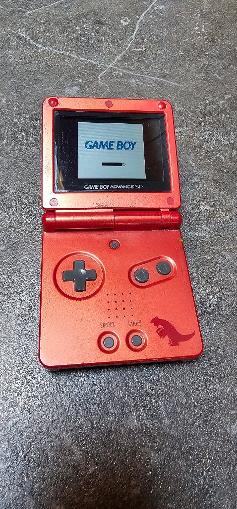 Gameboy SP Groudon-editie, Games en Spelcomputers, Games | Nintendo Game Boy, Gebruikt, Ophalen of Verzenden