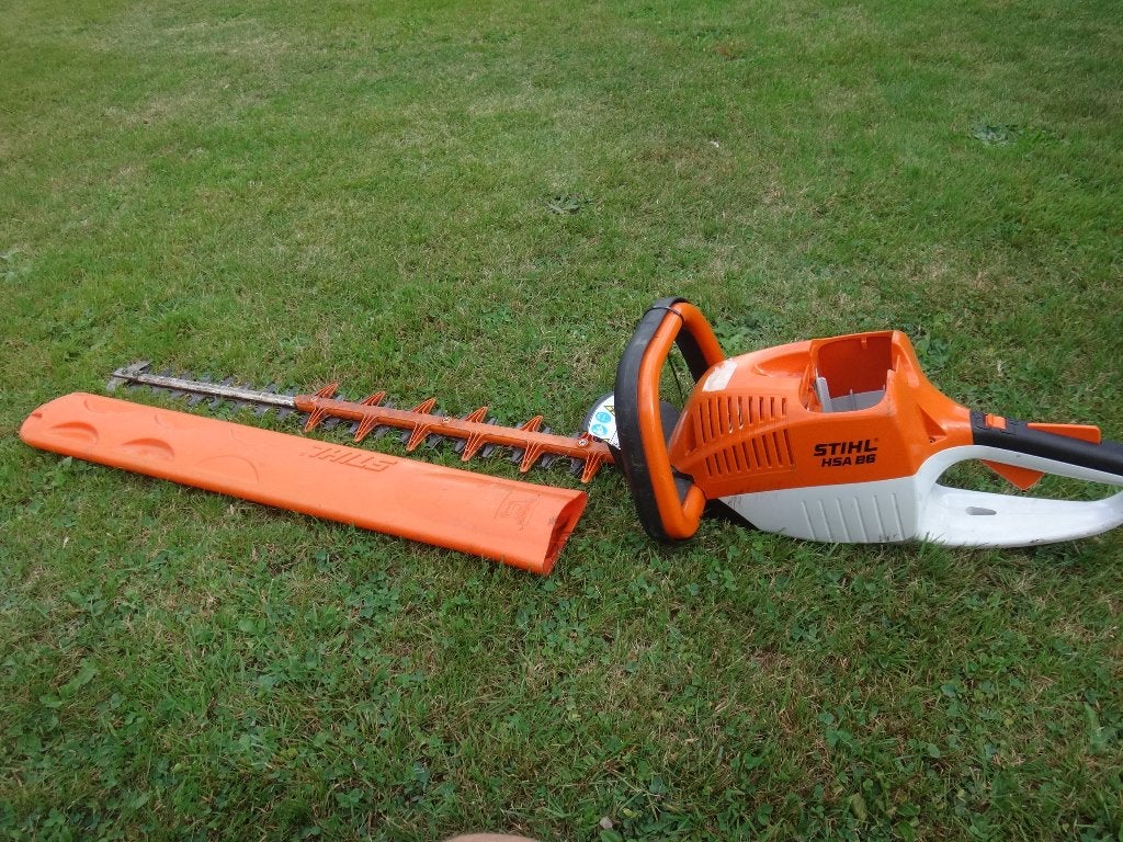 Taille haie Stihl soufleur aspirateur, Jardin & Terrasse, Enlèvement, Utilisé, Batterie, Stihl