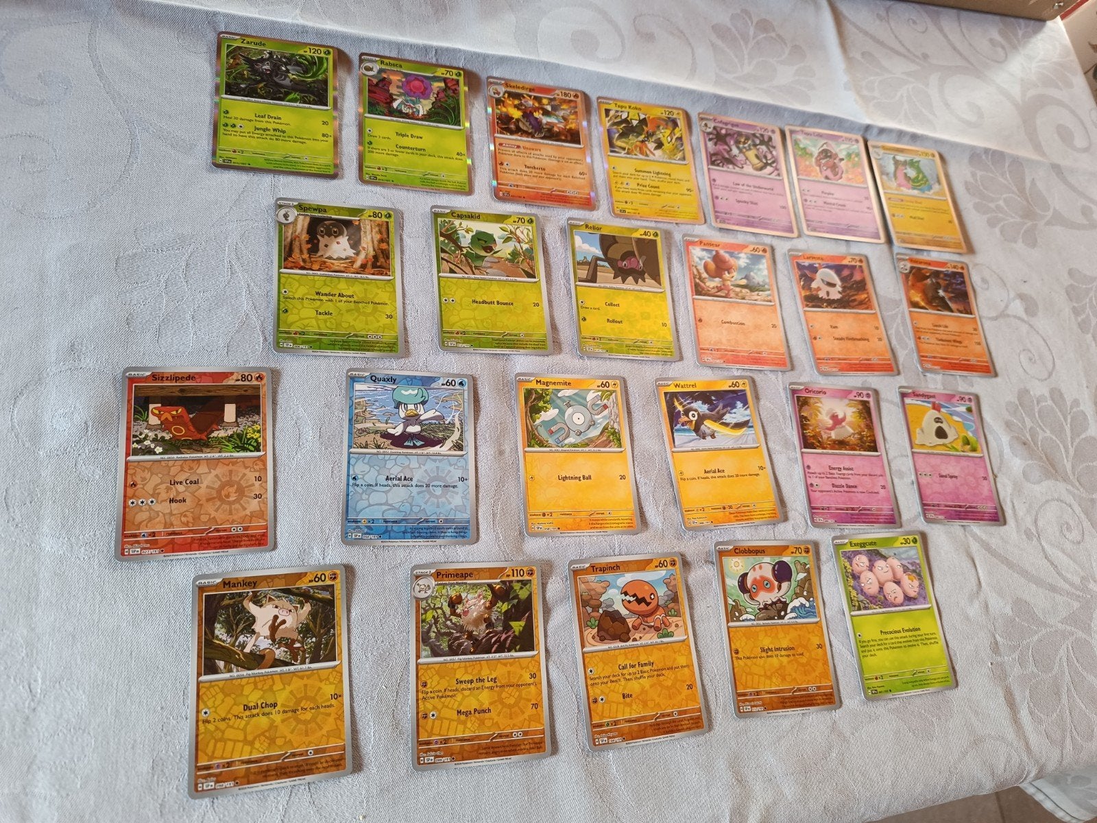 167 Pokémonkaarten Surging Sparks 2024, Ophalen of Verzenden