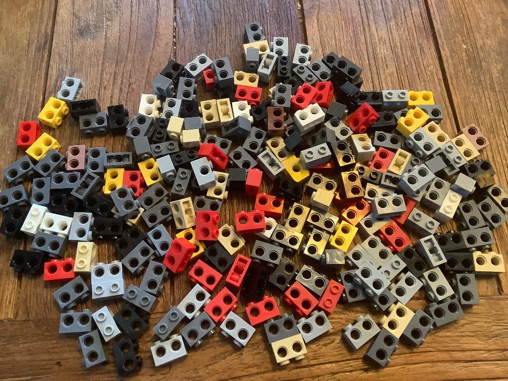Lego Technic blokjes 2 gaten 220 stuks / 567-7-2, Enlèvement ou Envoi, Comme neuf, Briques en vrac, Lego