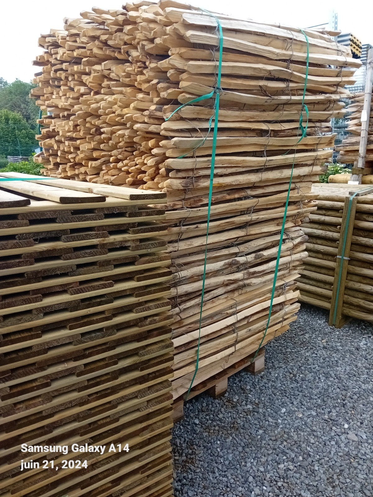 Kastanjerol 5m of 10m, Ophalen