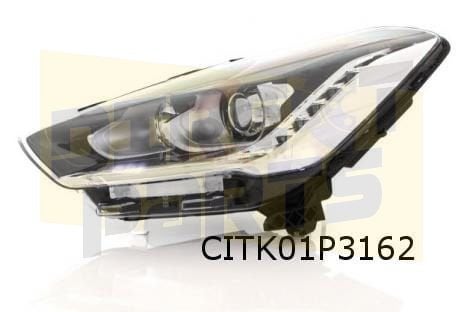 Citroën DS5 Koplamp Rechts (HID D1S/zwart) Origineel!  98055, Auto-onderdelen, Verzenden, -, Nieuw, -