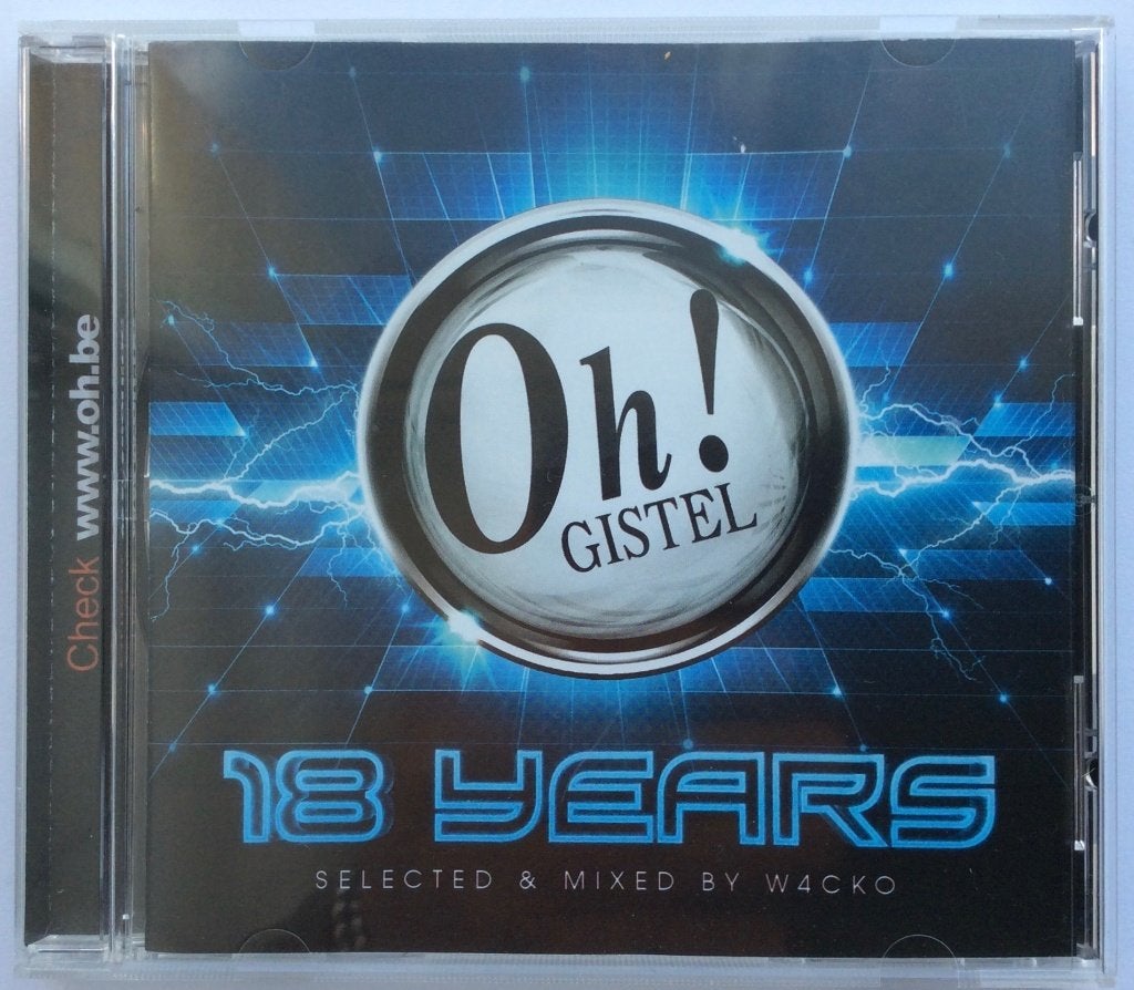 18 years oh ! gistel - mixed by w4cko, Overige genres, Overige typen, Ophalen of Verzenden, Zo goed als nieuw