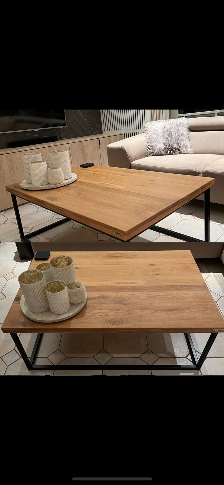 Salontafel te koop (geen schade, als nieuw), Neuf, 100 à 150 cm, Enlèvement, Rectangulaire