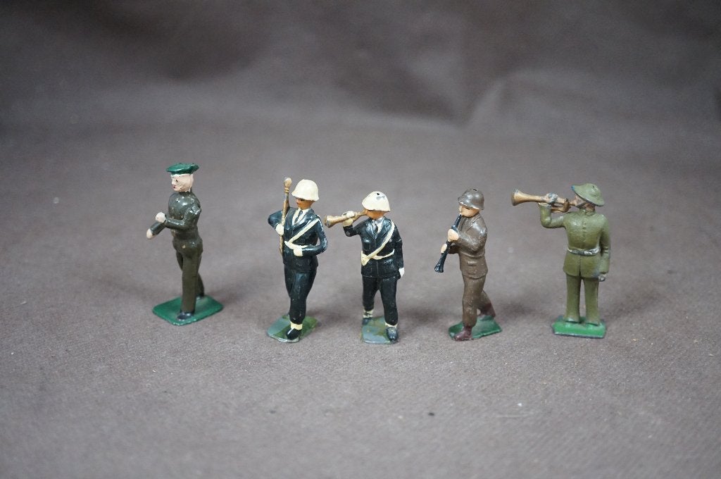 Soldats en métal vintage avec instruments de musique, Enlèvement ou Envoi