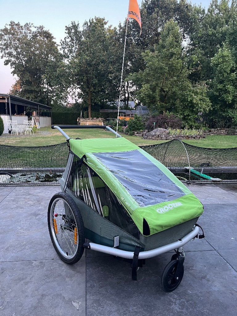 Remorque à vélo CROOZER pour 2 enfants, Vélos & Vélomoteurs, Enlèvement, Comme neuf, Remorque pour enfant, Croozer