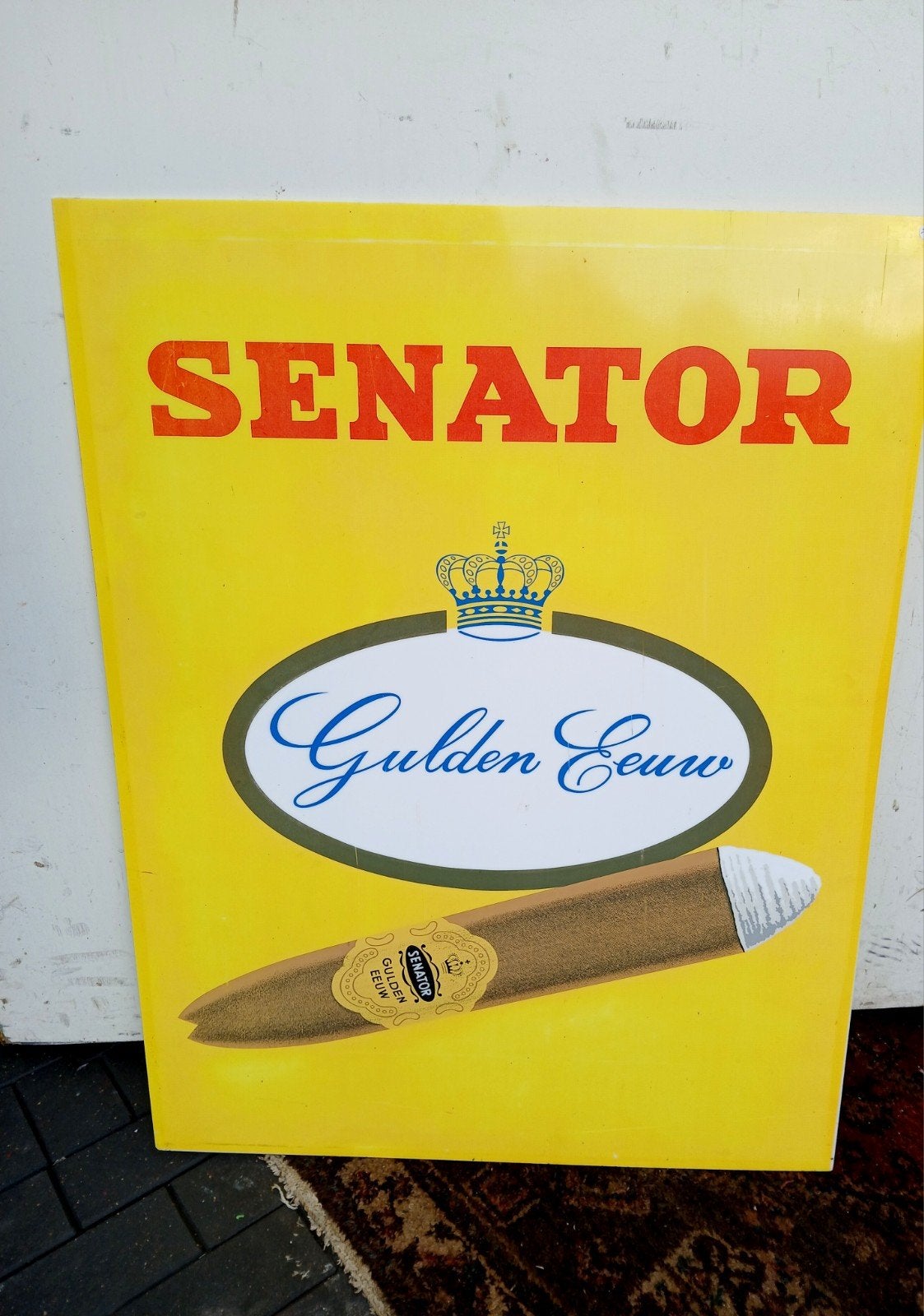 Senator Gulden Eeuw sigaren reclame, Verzamelen, Ophalen of Verzenden