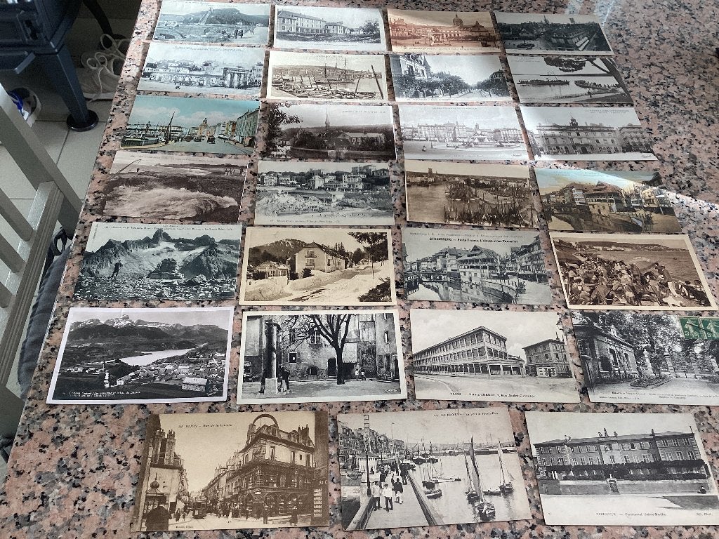 Lot de 27 belles cartes postales France, Collections, Enlèvement ou Envoi, Avant 1920, Affranchie, France