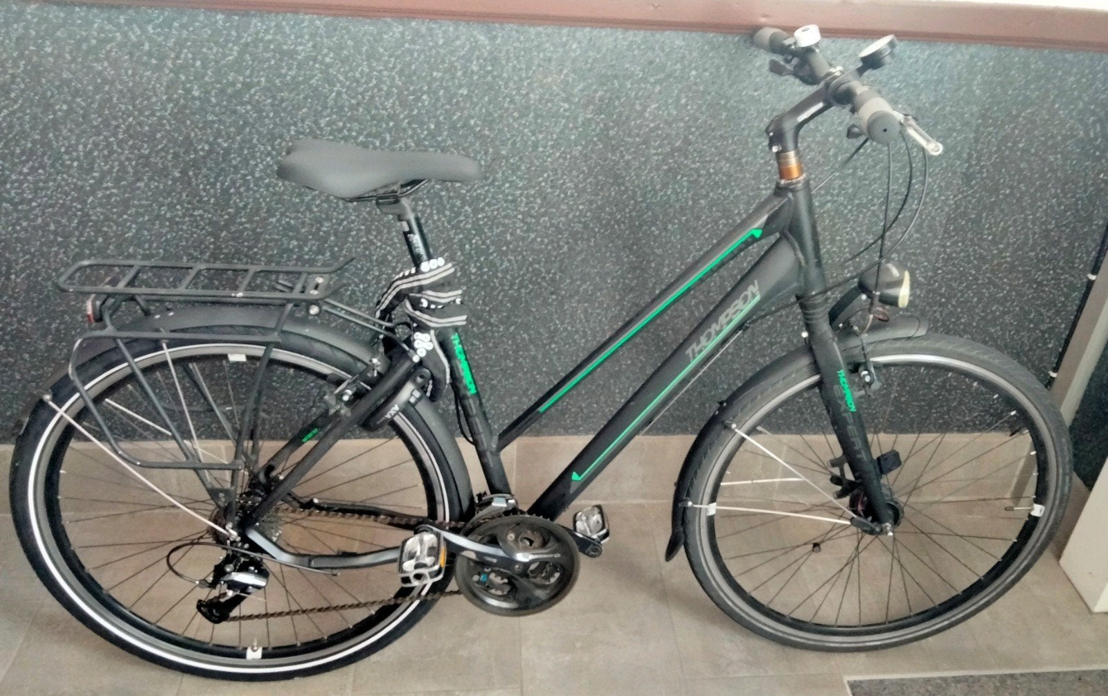 Thompson Expert 28" 24 Versnellingen, Fietsen en Brommers, Velgrem, 47 tot 50 cm, Versnellingen, Zo goed als nieuw