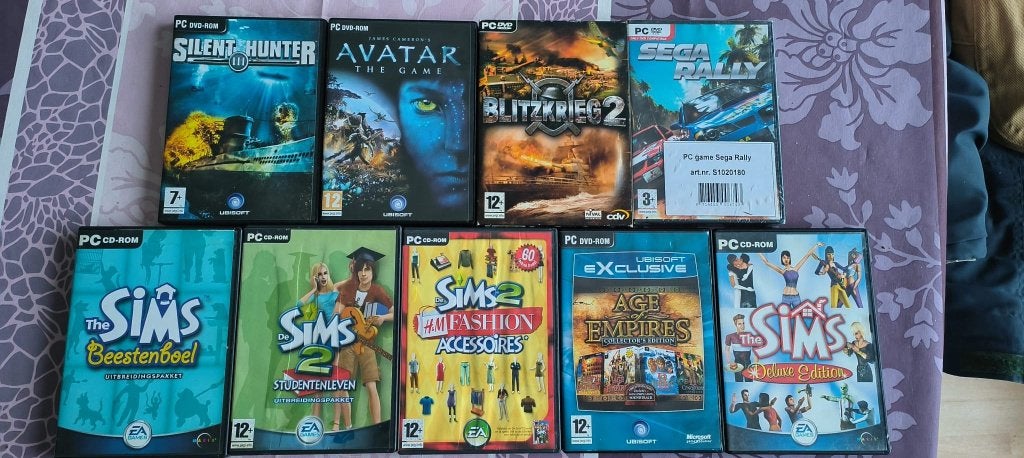 Setje van 9 PC Cd-Rom en PC Dvd-Rom, Enlèvement ou Envoi, Utilisé, Autres genres