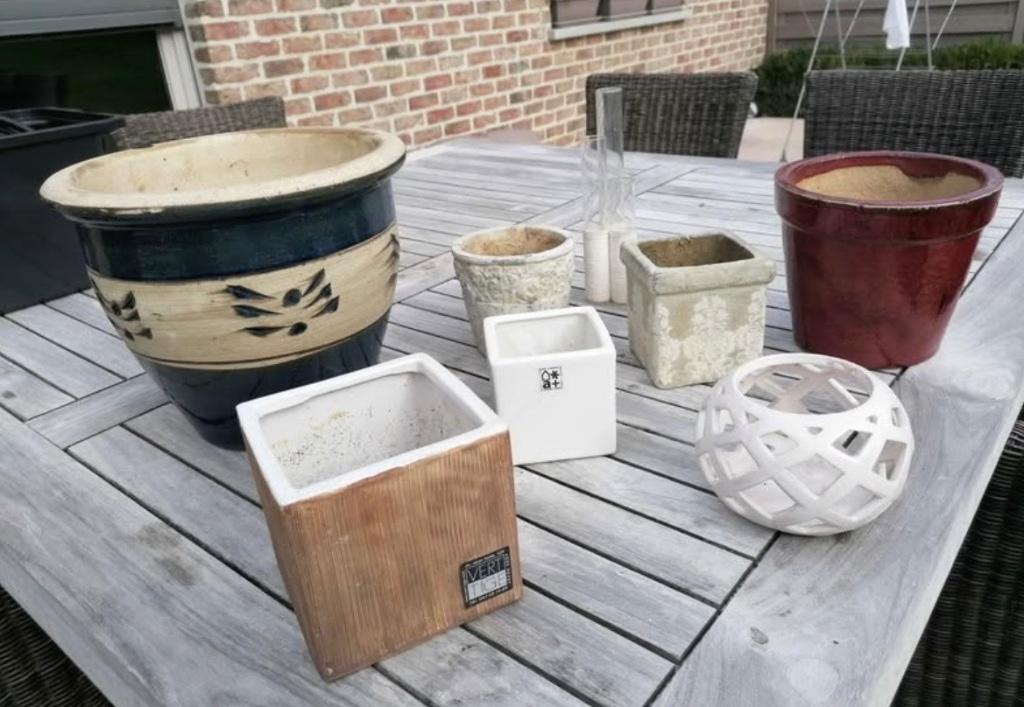 Pots de fleurs, Jardin & Terrasse, Enlèvement, Utilisé, Intérieur
