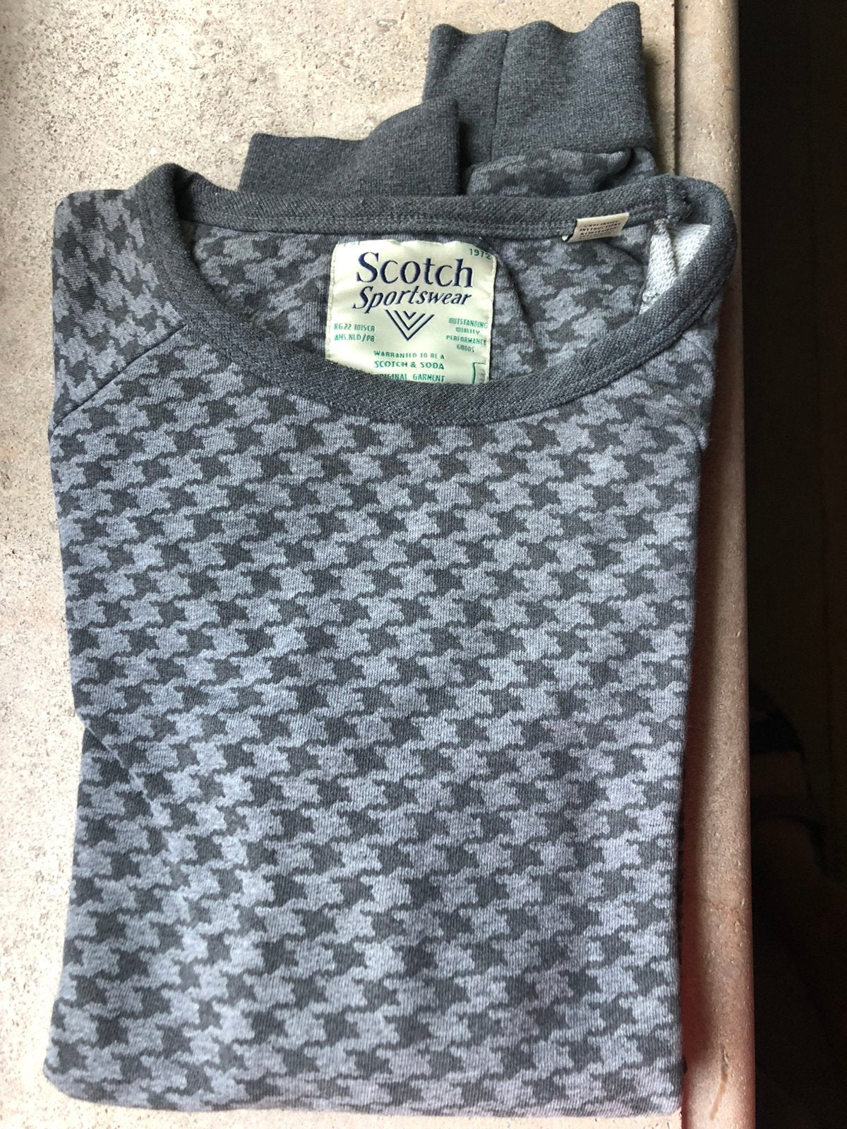 Sweater Scotch and Soda maat smal, Kleding | Heren, Truien en Vesten, Ophalen, Zo goed als nieuw, Maat 46 (S) of kleiner, Grijs