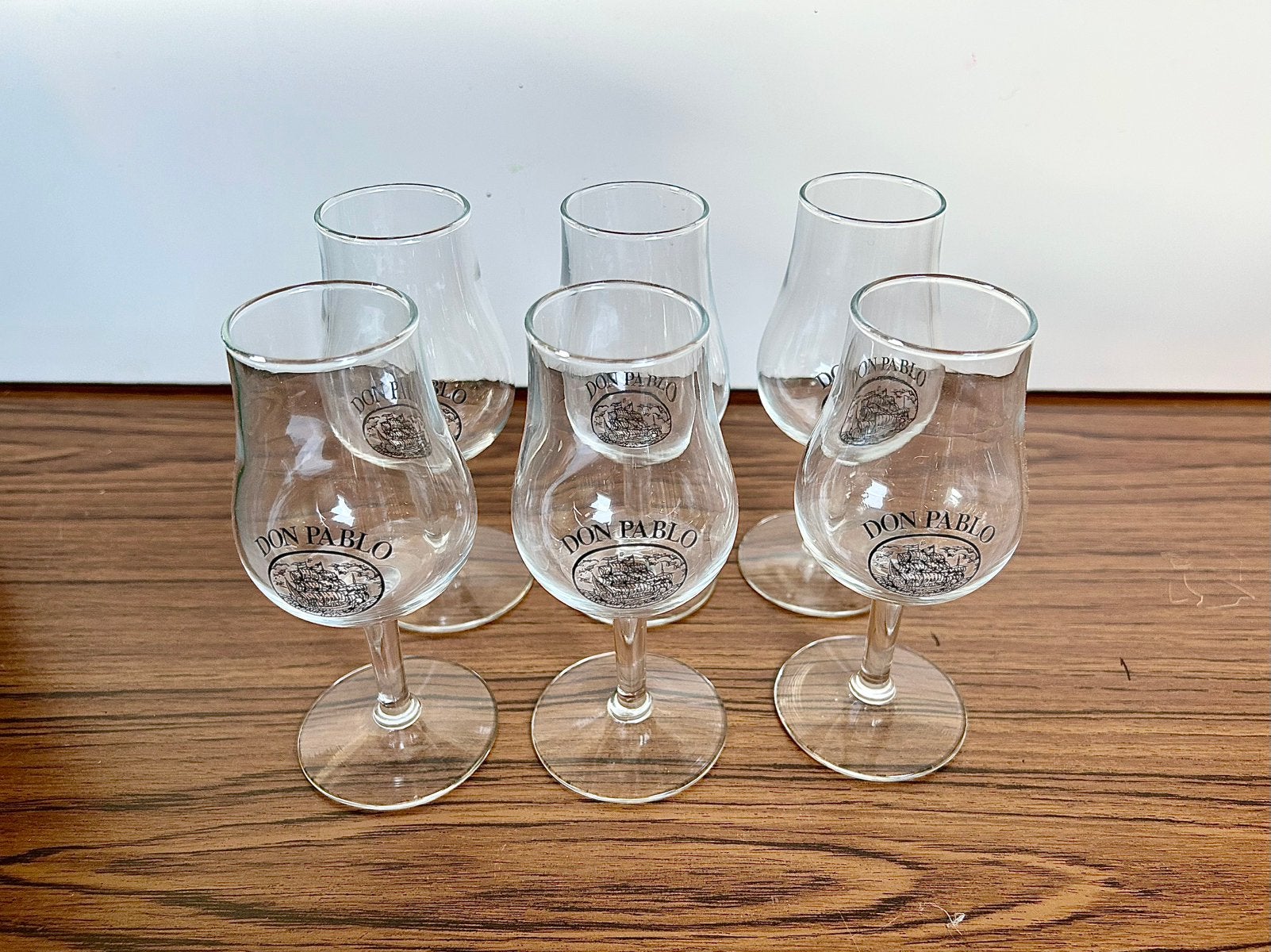 Set van 6 Don Pablo rum degustatieglazen, Collections, Enlèvement, Comme neuf