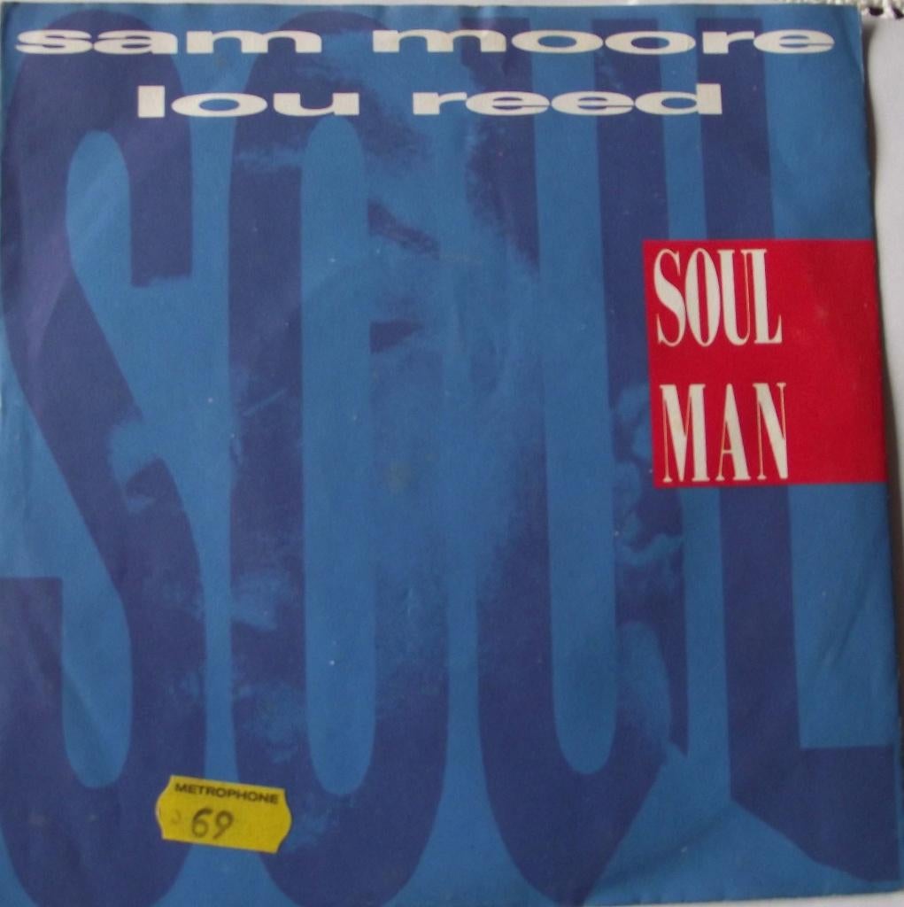 Vinyl single soul man sam moore lou reed 45 t, Gebruikt, 7 inch, Single, Ophalen of Verzenden