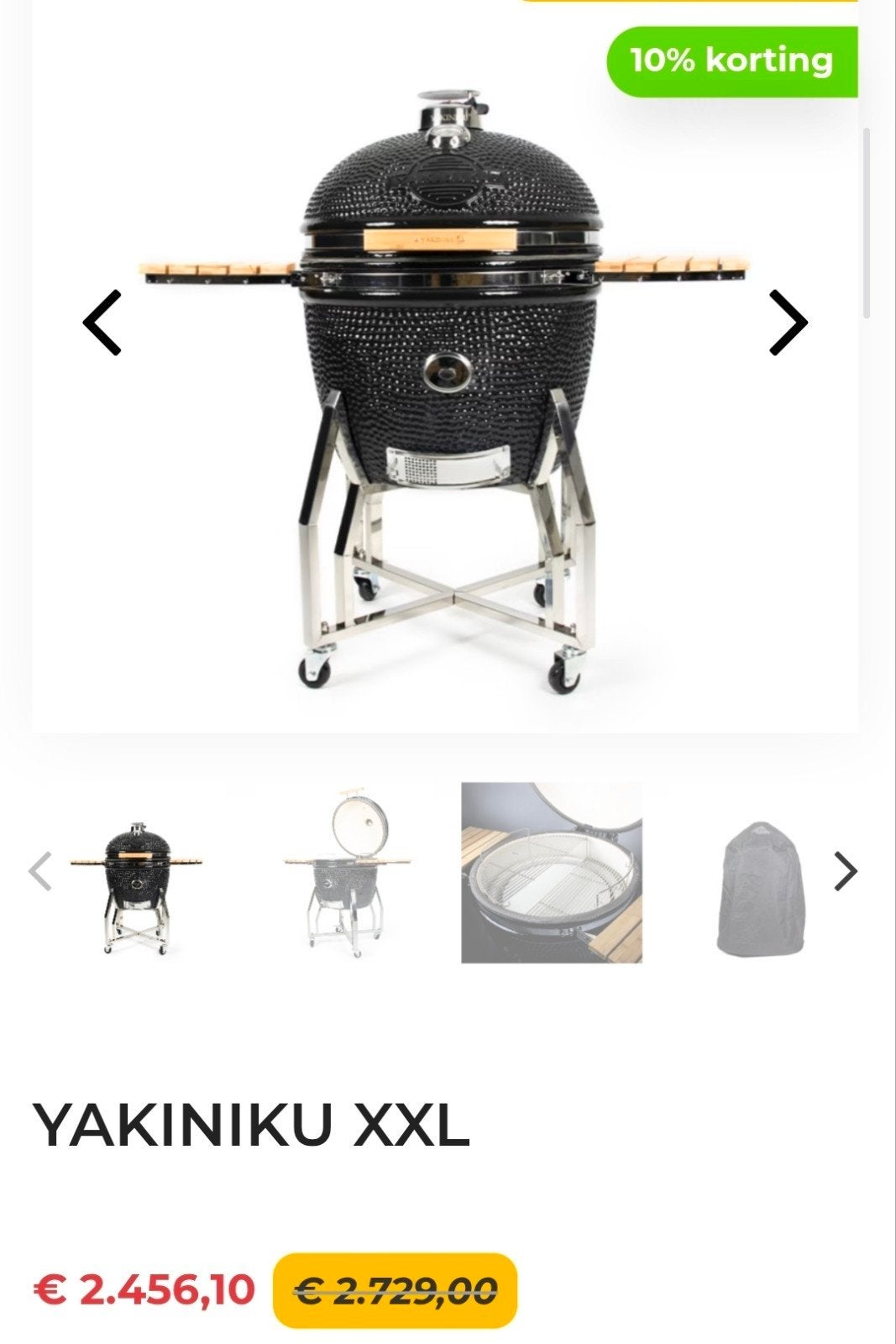 YAKINIKU xxl bbq te koop, Ophalen