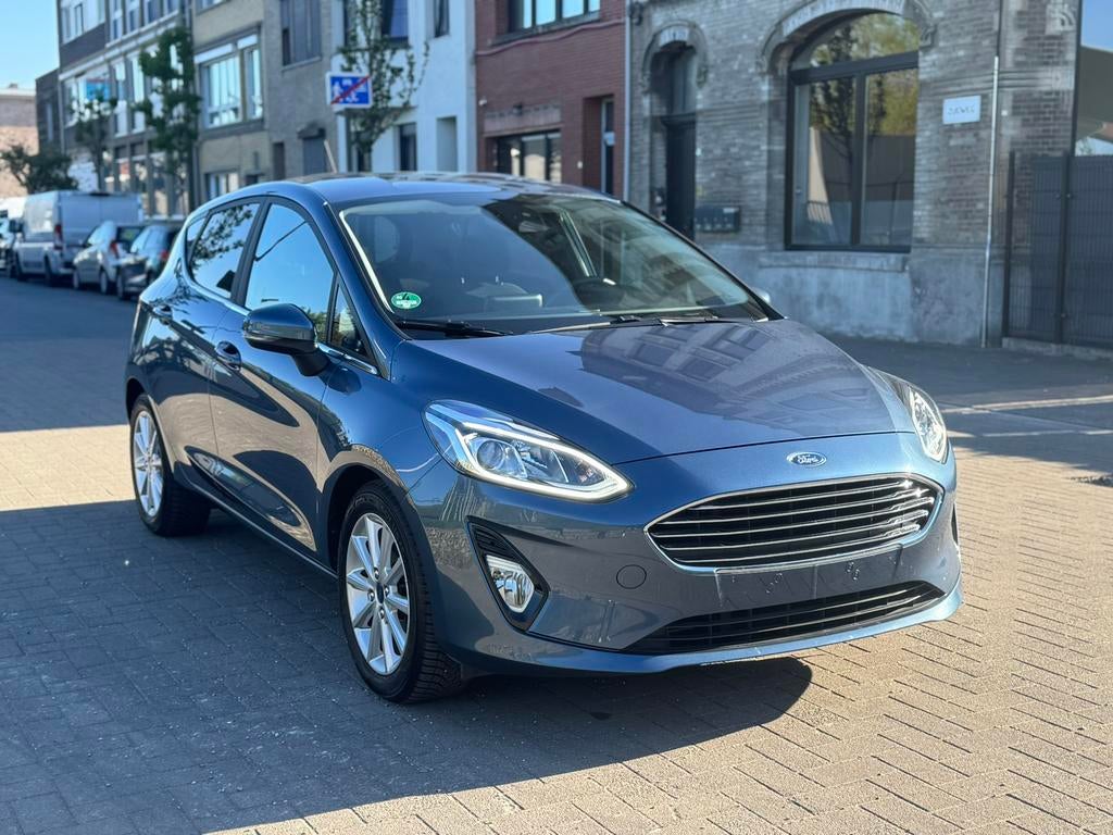Ford Fiësta | Benzine | Euro 6 | Automaat, Auto's, Automaat, Stof, Blauw, Bedrijf