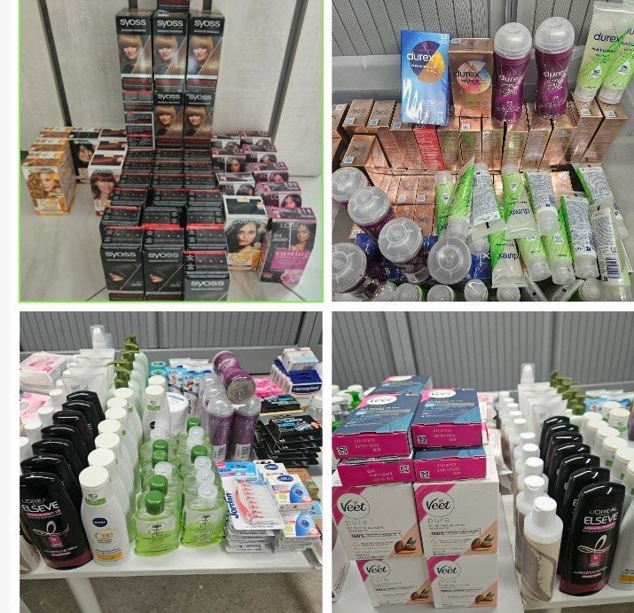 Lot de cosmétique et produit ménager neuf, Enlèvement ou Envoi, Neuf, Or