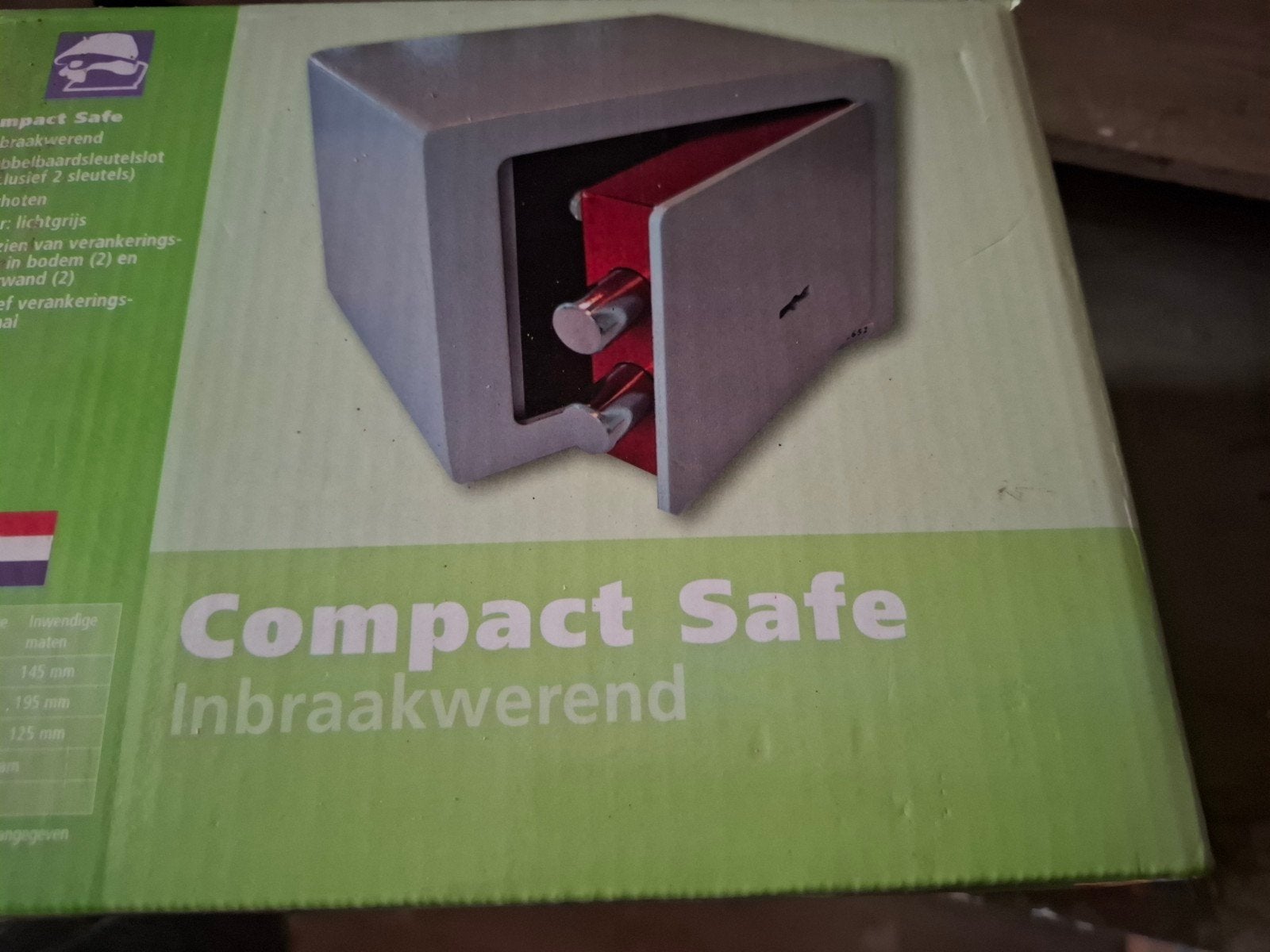 compact safe inbraakwerend kluis, Ophalen